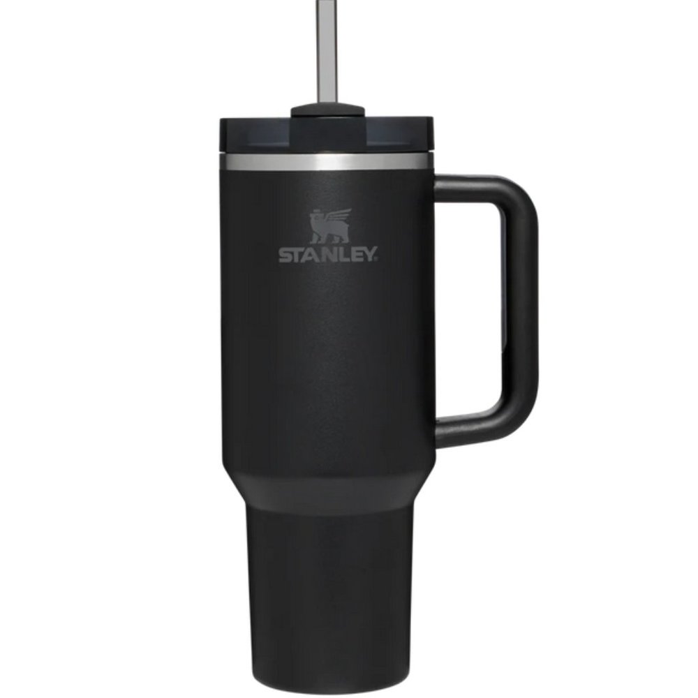 Stanley Quencher H2.0 FlowState Tumbler, 40 OZ (Black) | Brand New